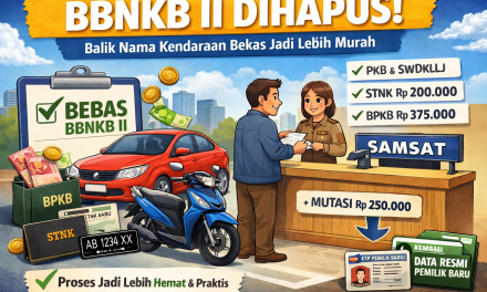 BBNKB Mobil Bekas Dihapus, Urus STNK Kini Murah Dan Praktis