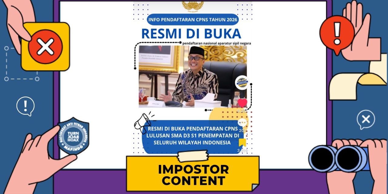Hoaks Pendaftaran CPNS 2026 Terbaru, Ini Faktanya
