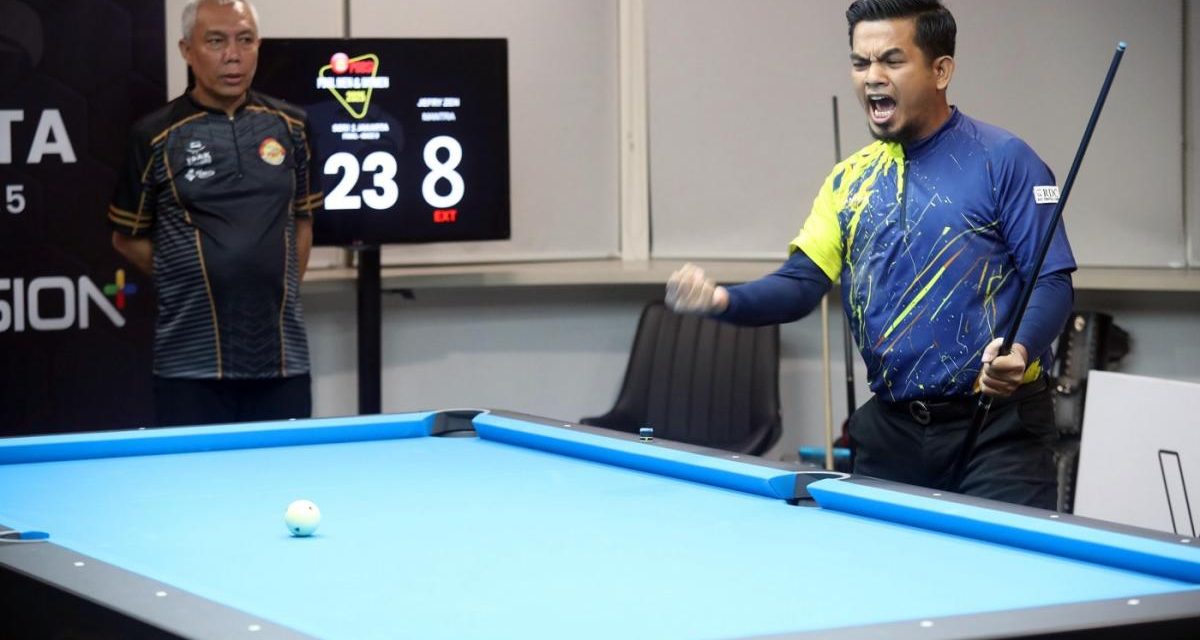 Pebiliar Indonesia Jefry Zen Melenggang Ke Babak 32 Besar