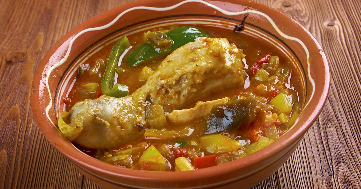 Moamba De Galinha Angola Ayam Berbumbu Cabai Malagueta