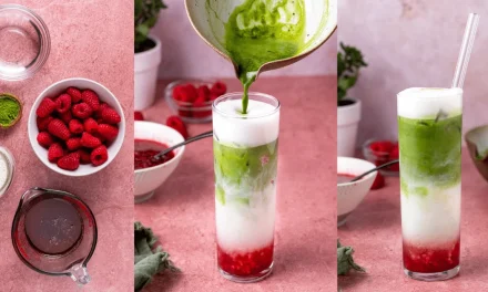 Sensasi Matcha Raspberry Frappe Yang Bertemu Asam Segar