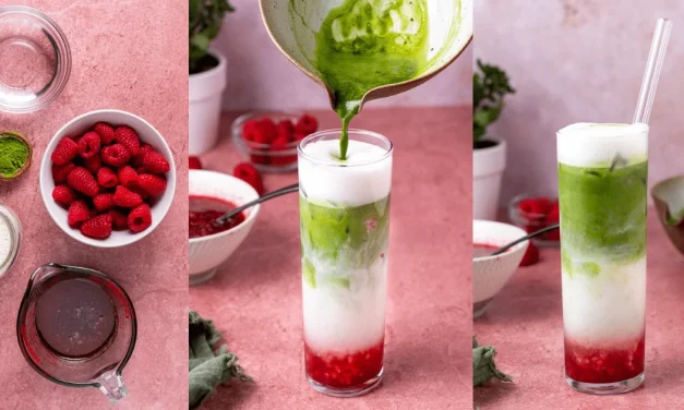 Sensasi Matcha Raspberry Frappe Yang Bertemu Asam Segar