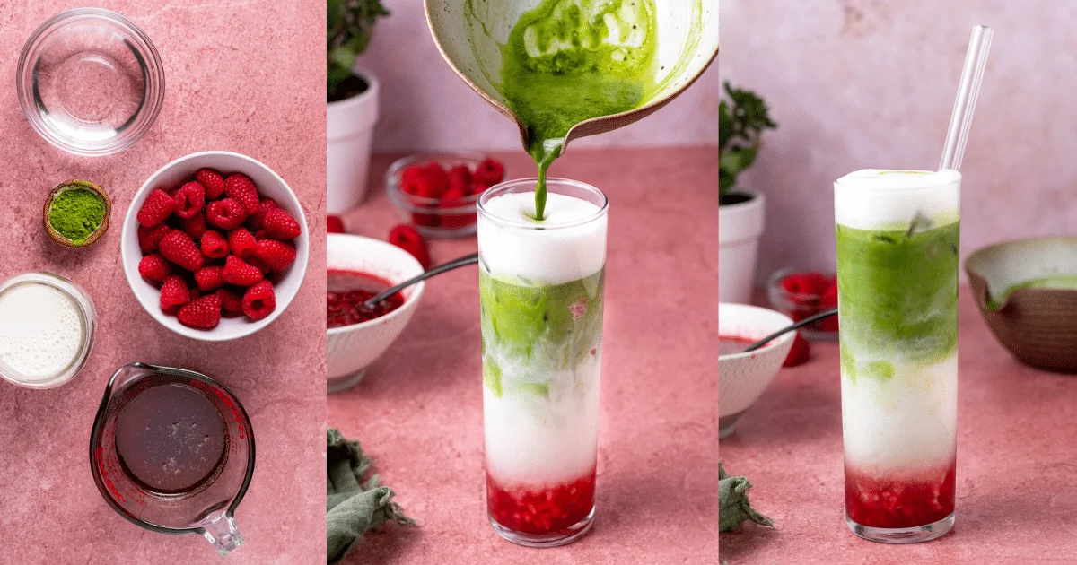 Sensasi Matcha Raspberry Frappe Yang Bertemu Asam Segar